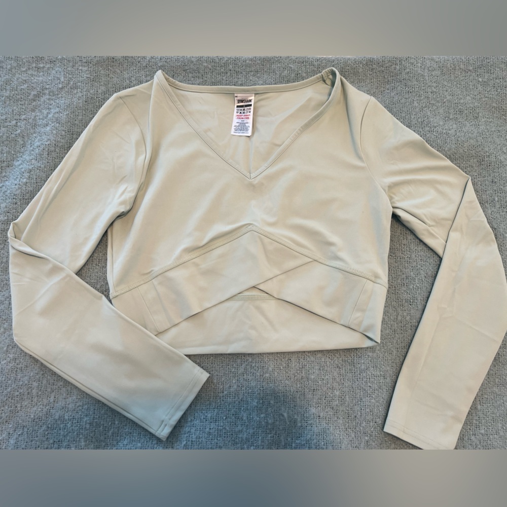 Gymshark Crossover Long Sleeve Crop Top